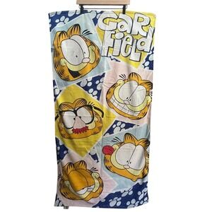 Vintage Paws Garfield Beach Towel 90s